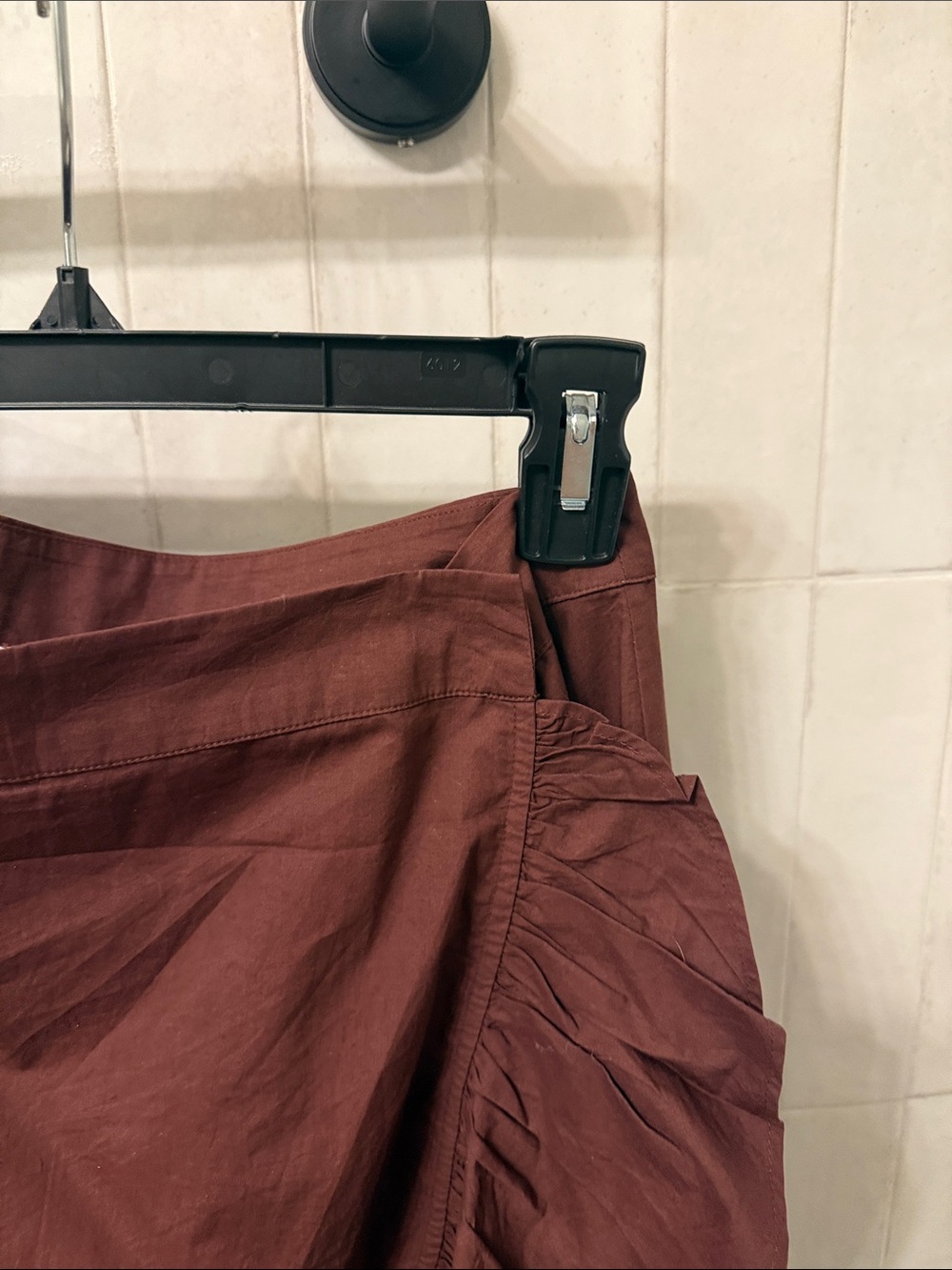 Ulla Johnson Rust Ruffled High-Low Skirt - Picture 3 of 6